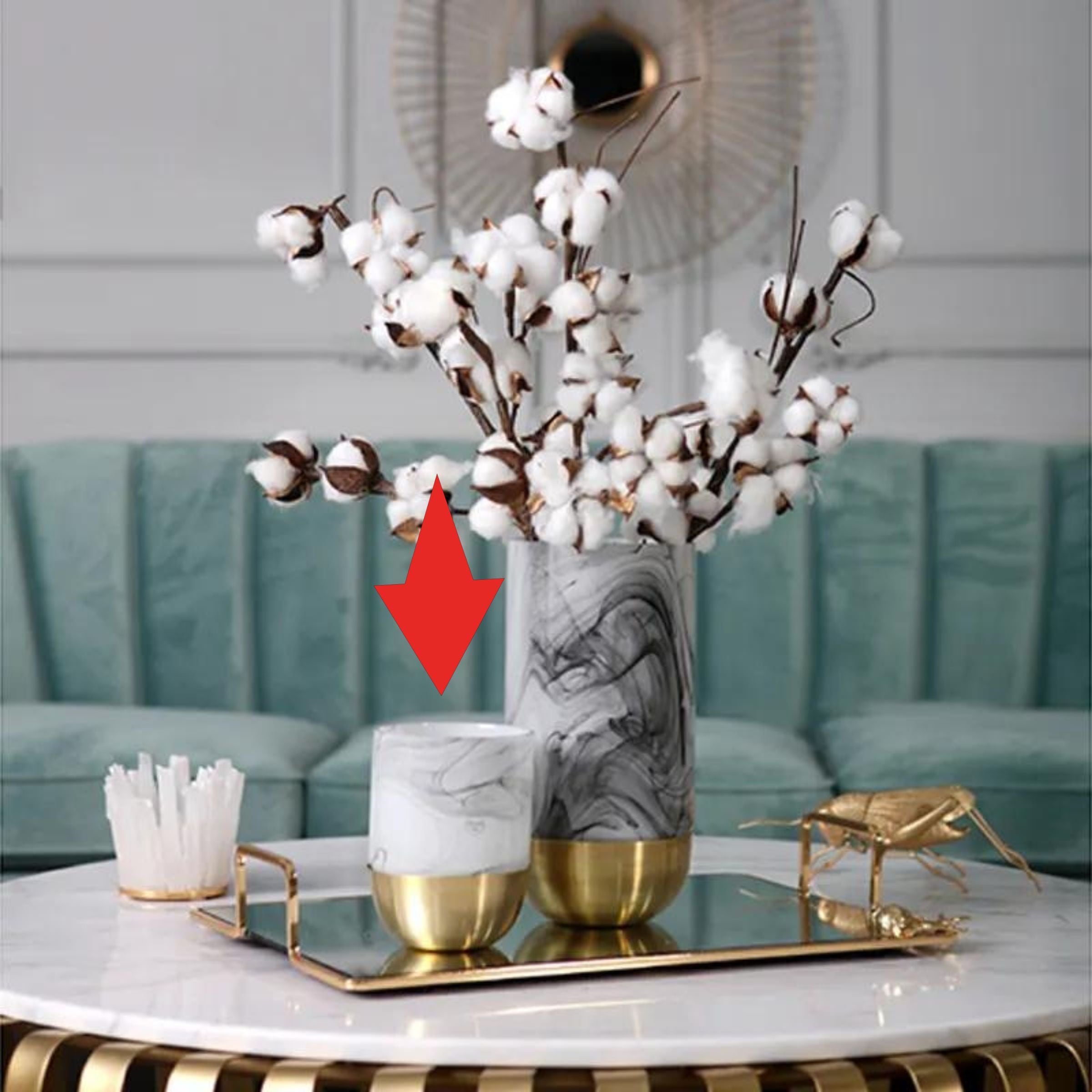 Handmade Decorative Vase Fl-Zs297B - Vases - ebarza Furniture UAE | Shop Modern Furniture in Abu Dhabi & Dubai - مفروشات ايبازرا في الامارات | تسوق اثاث عصري وديكورات مميزة في دبي وابوظبي