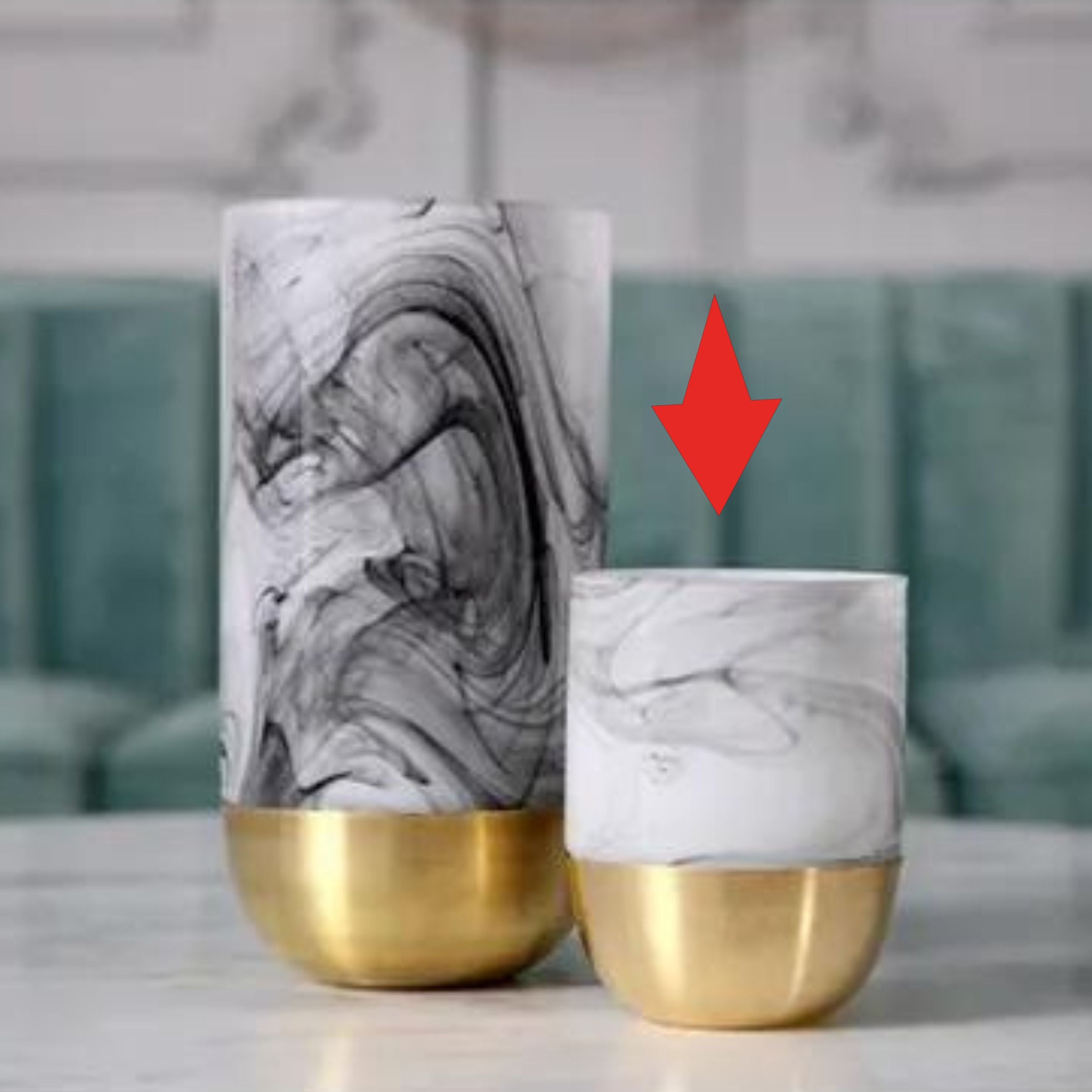 Handmade Decorative Vase Fl-Zs297B - Vases - ebarza Furniture UAE | Shop Modern Furniture in Abu Dhabi & Dubai - مفروشات ايبازرا في الامارات | تسوق اثاث عصري وديكورات مميزة في دبي وابوظبي