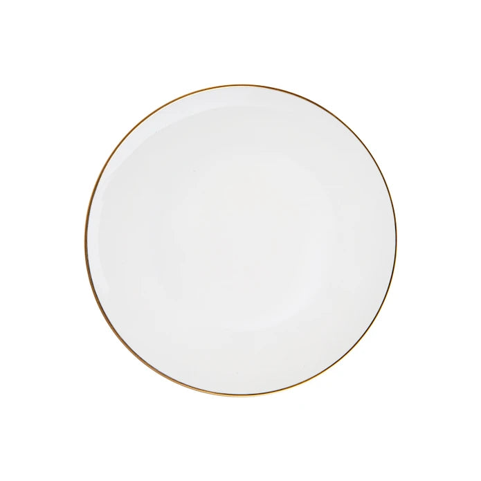 Karaca Alicia 24 Pieces 6 Person Porcelain Gold Round Dinnerware 153.03.06.5064 - Dinnerware Sets - ebarza Furniture UAE | Shop Modern Furniture in Abu Dhabi & Dubai - مفروشات ايبازرا في الامارات | تسوق اثاث عصري وديكورات مميزة في دبي وابوظبي