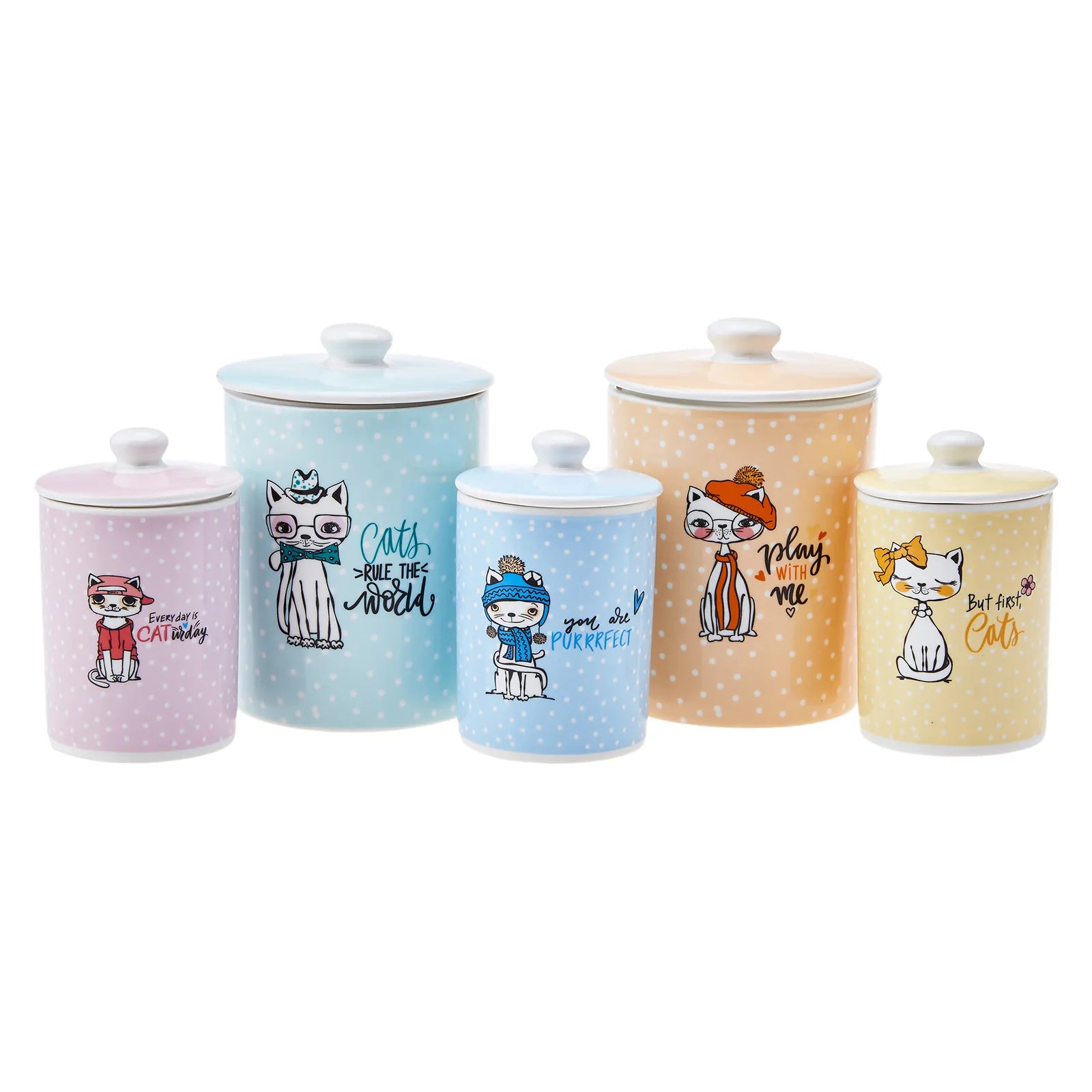 Karaca Animal 5 Pieces Spice Set 153.03.06.5146 - Spice Sets - ebarza Furniture UAE | Shop Modern Furniture in Abu Dhabi & Dubai - مفروشات ايبازرا في الامارات | تسوق اثاث عصري وديكورات مميزة في دبي وابوظبي