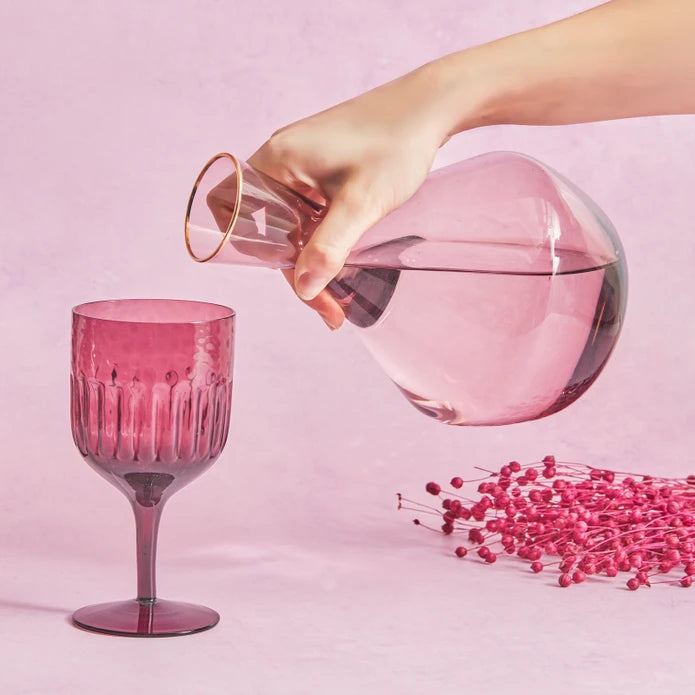 Karaca Azalea Carafe Purple 1800 Ml 153.03.08.1569 - Drinkware - ebarza Furniture UAE | Shop Modern Furniture in Abu Dhabi & Dubai - مفروشات ايبازرا في الامارات | تسوق اثاث عصري وديكورات مميزة في دبي وابوظبي