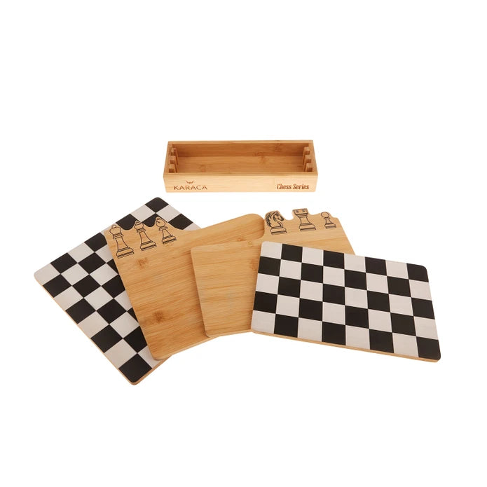Karaca Chess Cutting Board 153.03.06.7139 - Cutting Boards - ebarza Furniture UAE | Shop Modern Furniture in Abu Dhabi & Dubai - مفروشات ايبازرا في الامارات | تسوق اثاث عصري وديكورات مميزة في دبي وابوظبي