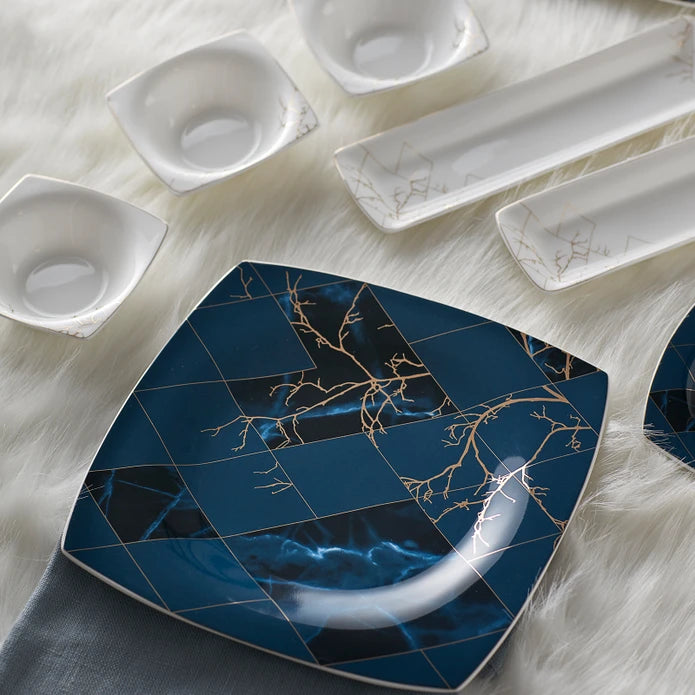 Karaca Fine Pearl Midnight 26 Pieces Pearl Set For 6 People 153.03.07.7225 - Dinnerware Sets - ebarza Furniture UAE | Shop Modern Furniture in Abu Dhabi & Dubai - مفروشات ايبازرا في الامارات | تسوق اثاث عصري وديكورات مميزة في دبي وابوظبي