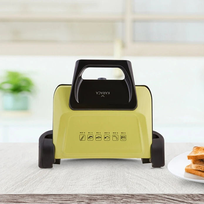 Karaca Future Plus Bio Diamond Antibacterial Lime Grill And Toaster 153.03.06.6203 - Kitchen Appliances - ebarza Furniture UAE | Shop Modern Furniture in Abu Dhabi & Dubai - مفروشات ايبازرا في الامارات | تسوق اثاث عصري وديكورات مميزة في دبي وابوظبي