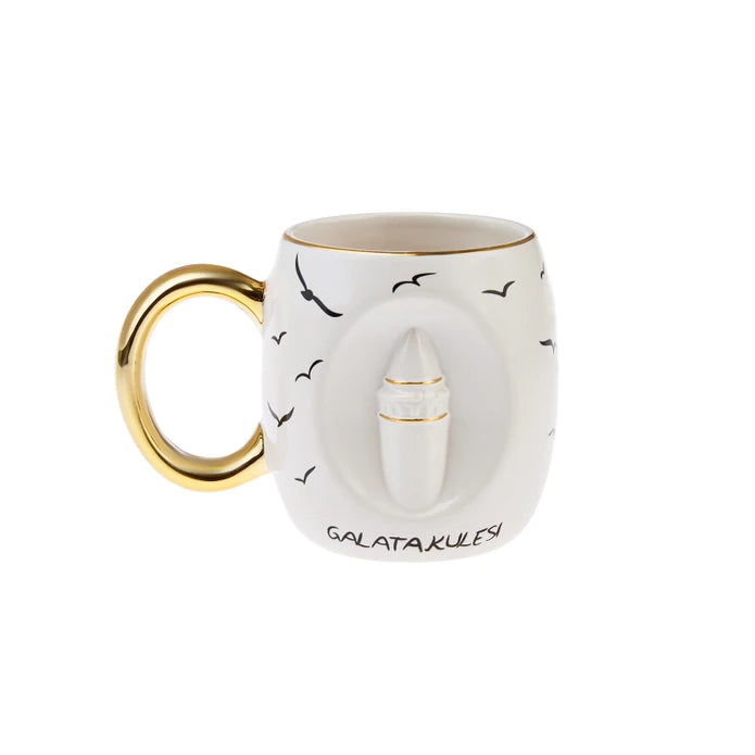 Karaca Galata Tower Trophy Mug 153.03.06.3927 - Mugs - ebarza Furniture UAE | Shop Modern Furniture in Abu Dhabi & Dubai - مفروشات ايبازرا في الامارات | تسوق اثاث عصري وديكورات مميزة في دبي وابوظبي