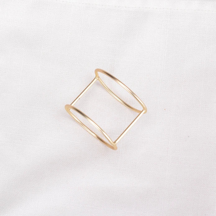 Karaca Home 3D Geometry 4-Piece Napkin Ring 300.22.02.0485 - Napkin Rings - ebarza Furniture UAE | Shop Modern Furniture in Abu Dhabi & Dubai - مفروشات ايبازرا في الامارات | تسوق اثاث عصري وديكورات مميزة في دبي وابوظبي