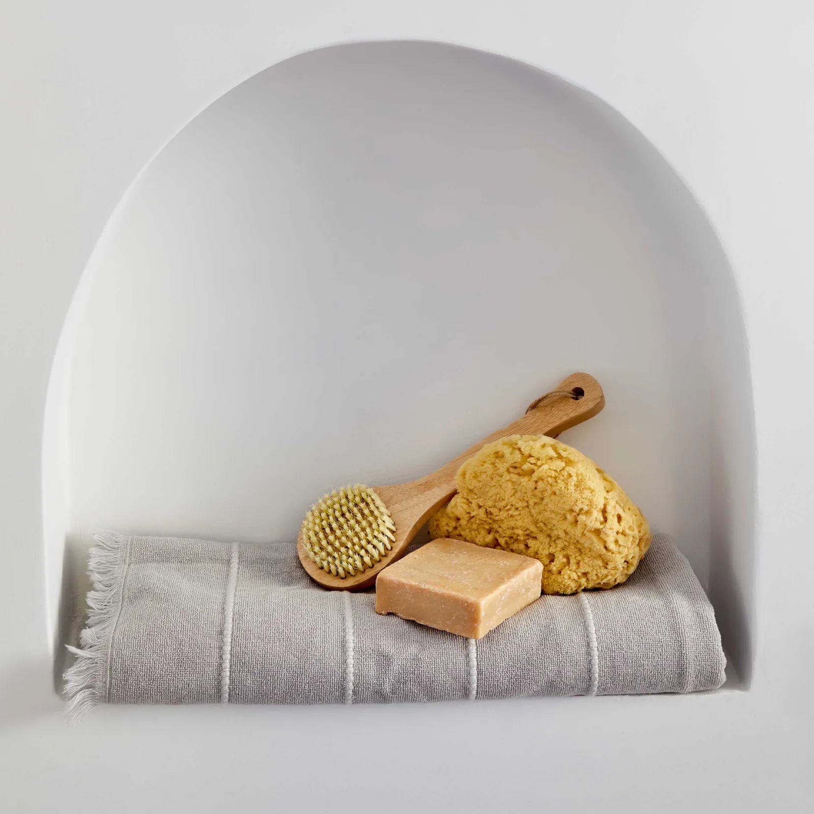 Karaca Home 4 Element Stone 100% Cotton Towel Air 50X90 Cm 200.18.01.0720 - Towels - ebarza Furniture UAE | Shop Modern Furniture in Abu Dhabi & Dubai - مفروشات ايبازرا في الامارات | تسوق اثاث عصري وديكورات مميزة في دبي وابوظبي