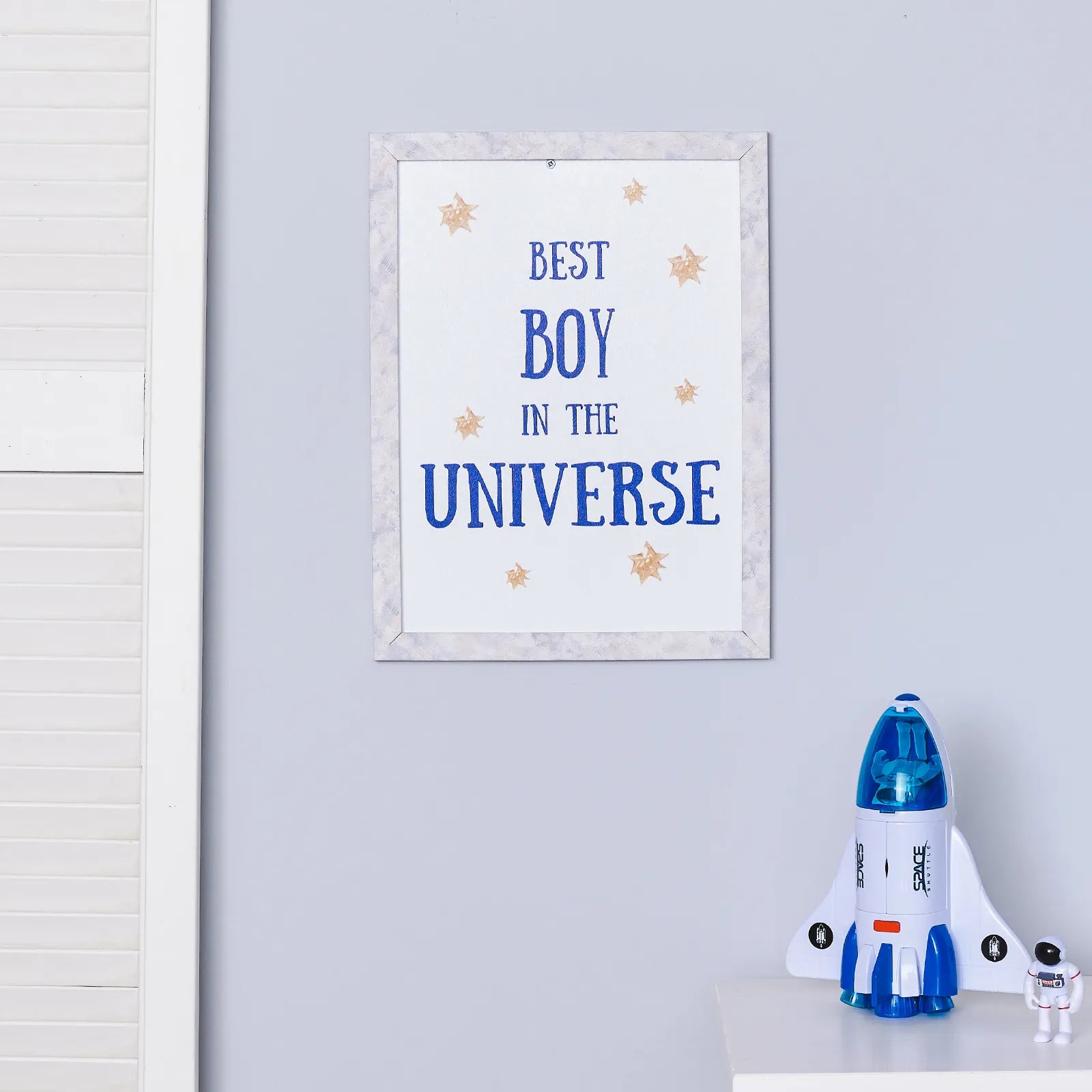 Karaca Home Best Boy In The Universe Framed Poster Painting 40X30 Cm 300.22.02.0371 - Paintings - ebarza Furniture UAE | Shop Modern Furniture in Abu Dhabi & Dubai - مفروشات ايبازرا في الامارات | تسوق اثاث عصري وديكورات مميزة في دبي وابوظبي