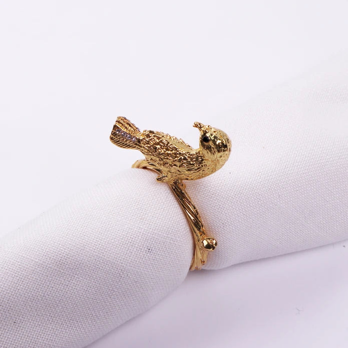 Karaca Home Bird 2 Piece Napkin Ring 300.21.02.0598 - Napkin Rings - ebarza Furniture UAE | Shop Modern Furniture in Abu Dhabi & Dubai - مفروشات ايبازرا في الامارات | تسوق اثاث عصري وديكورات مميزة في دبي وابوظبي
