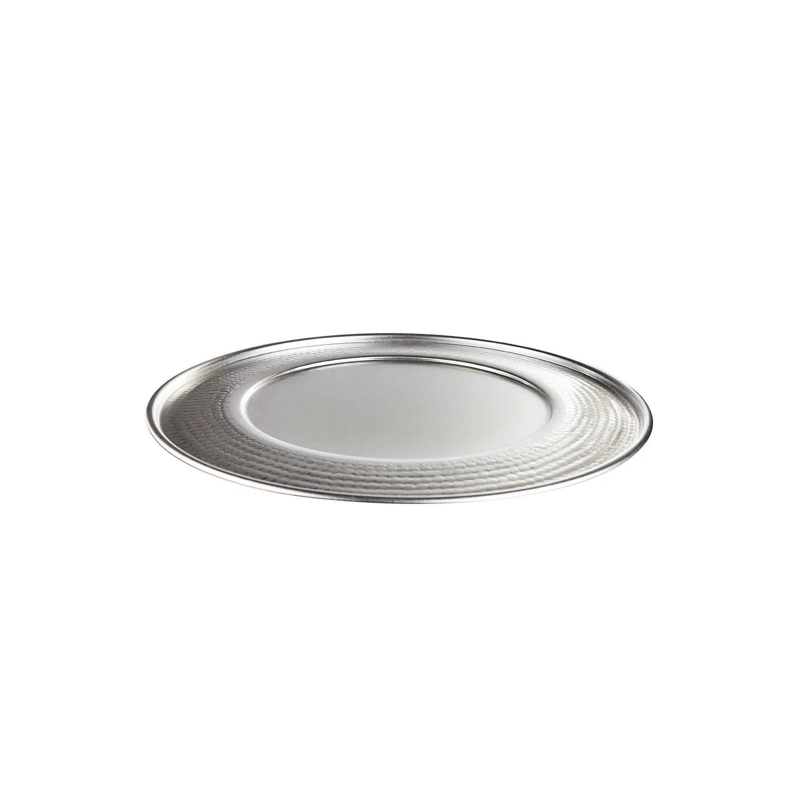 Karaca Home Moroc Supla Silver 33 Cm 300.21.02.019 - Plates - ebarza Furniture UAE | Shop Modern Furniture in Abu Dhabi & Dubai - مفروشات ايبازرا في الامارات | تسوق اثاث عصري وديكورات مميزة في دبي وابوظبي