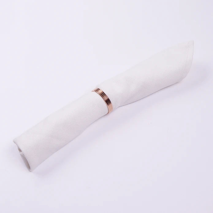Karaca Home Strip 12 Piece Napkin Ring Rose Gold 300.21.02.0610 - Napkin Rings - ebarza Furniture UAE | Shop Modern Furniture in Abu Dhabi & Dubai - مفروشات ايبازرا في الامارات | تسوق اثاث عصري وديكورات مميزة في دبي وابوظبي