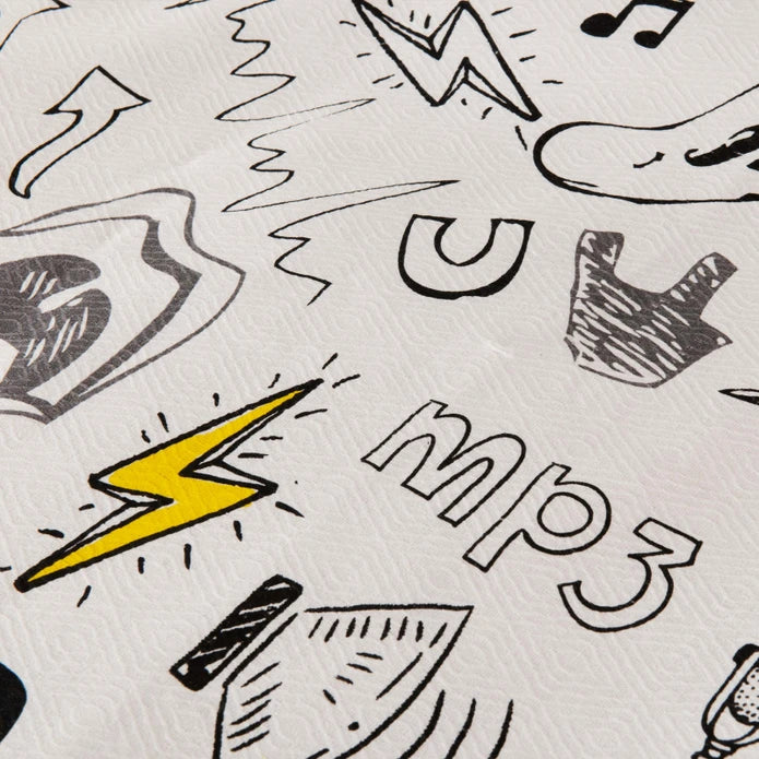 Karaca Home Young Music Single 100% Cotton Pique 200.20.01.0147 - Bedding - ebarza Furniture UAE | Shop Modern Furniture in Abu Dhabi & Dubai - مفروشات ايبازرا في الامارات | تسوق اثاث عصري وديكورات مميزة في دبي وابوظبي