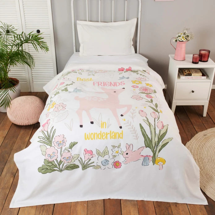 Karaca Home Young Wonderland Single 100% Cotton Pique 200.20.01.0145 - Bedding - ebarza Furniture UAE | Shop Modern Furniture in Abu Dhabi & Dubai - مفروشات ايبازرا في الامارات | تسوق اثاث عصري وديكورات مميزة في دبي وابوظبي