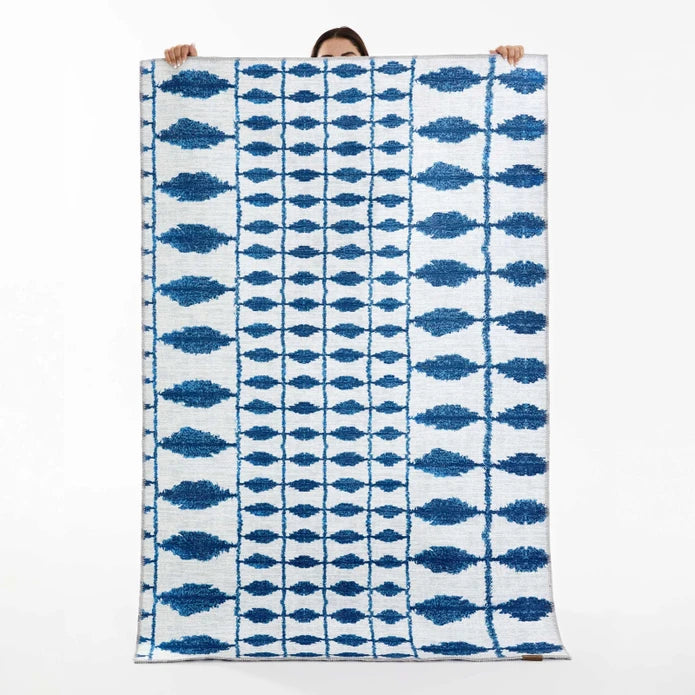 Karaca Kashmir Carpet Decorative Art Trend Santroni Double Sided 120x180 cm 200.19.01.1454 - Rugs - ebarza Furniture UAE | Shop Modern Furniture in Abu Dhabi & Dubai - مفروشات ايبازرا في الامارات | تسوق اثاث عصري وديكورات مميزة في دبي وابوظبي