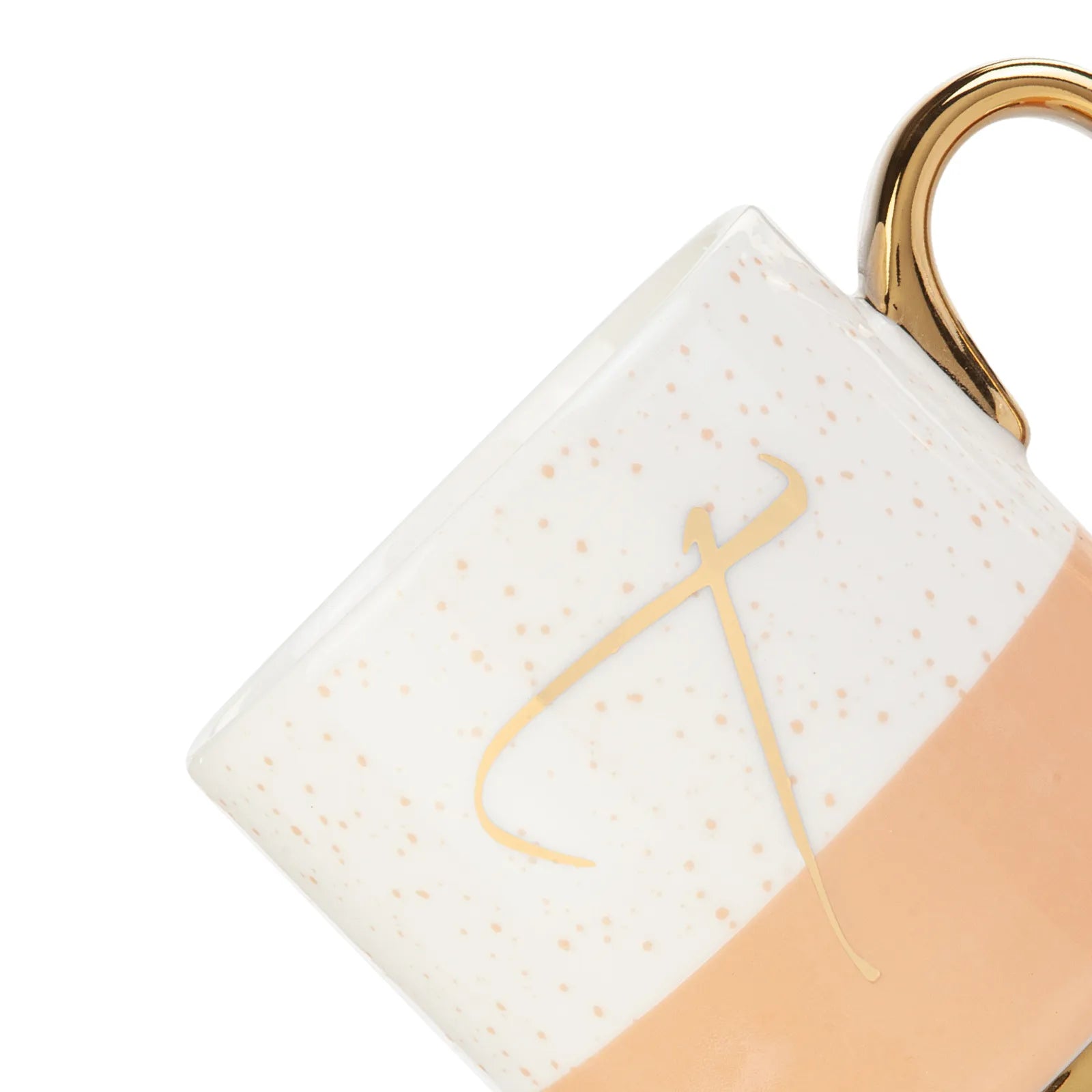 Karaca Letter T Mug 153.03.06.1626 - Mugs - ebarza Furniture UAE | Shop Modern Furniture in Abu Dhabi & Dubai - مفروشات ايبازرا في الامارات | تسوق اثاث عصري وديكورات مميزة في دبي وابوظبي