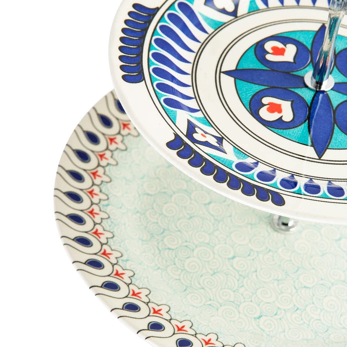 Karaca Mai Seljuk Series Storey Cookies 153.03.07.9028 - Plates - ebarza Furniture UAE | Shop Modern Furniture in Abu Dhabi & Dubai - مفروشات ايبازرا في الامارات | تسوق اثاث عصري وديكورات مميزة في دبي وابوظبي