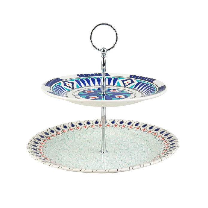 Karaca Mai Seljuk Series Storey Cookies 153.03.07.9028 - Plates - ebarza Furniture UAE | Shop Modern Furniture in Abu Dhabi & Dubai - مفروشات ايبازرا في الامارات | تسوق اثاث عصري وديكورات مميزة في دبي وابوظبي