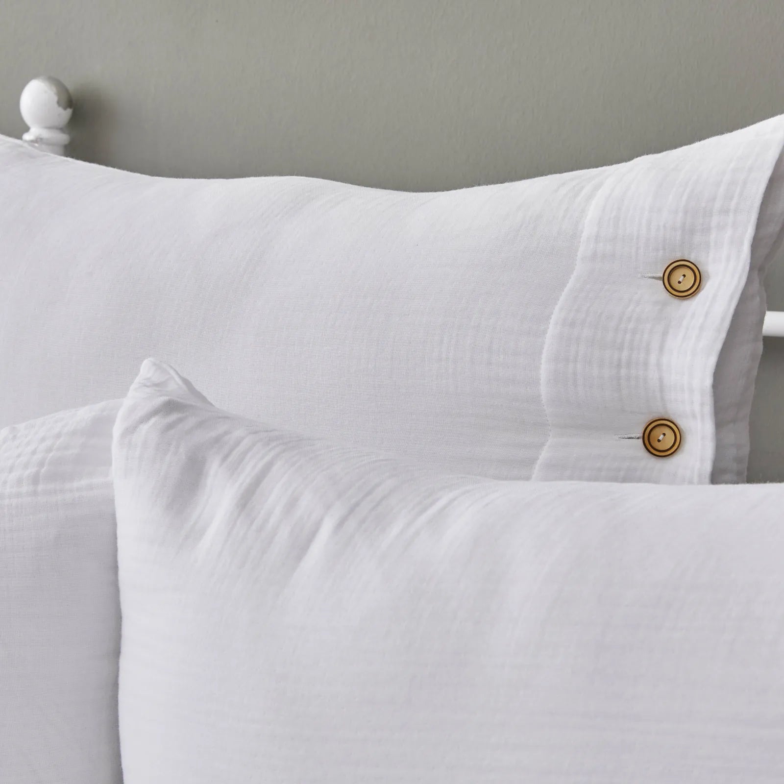 Karaca Nautica Home Pruva Double Muslin Bedspread Set White 180.01.01.0557 - Bedding - ebarza Furniture UAE | Shop Modern Furniture in Abu Dhabi & Dubai - مفروشات ايبازرا في الامارات | تسوق اثاث عصري وديكورات مميزة في دبي وابوظبي