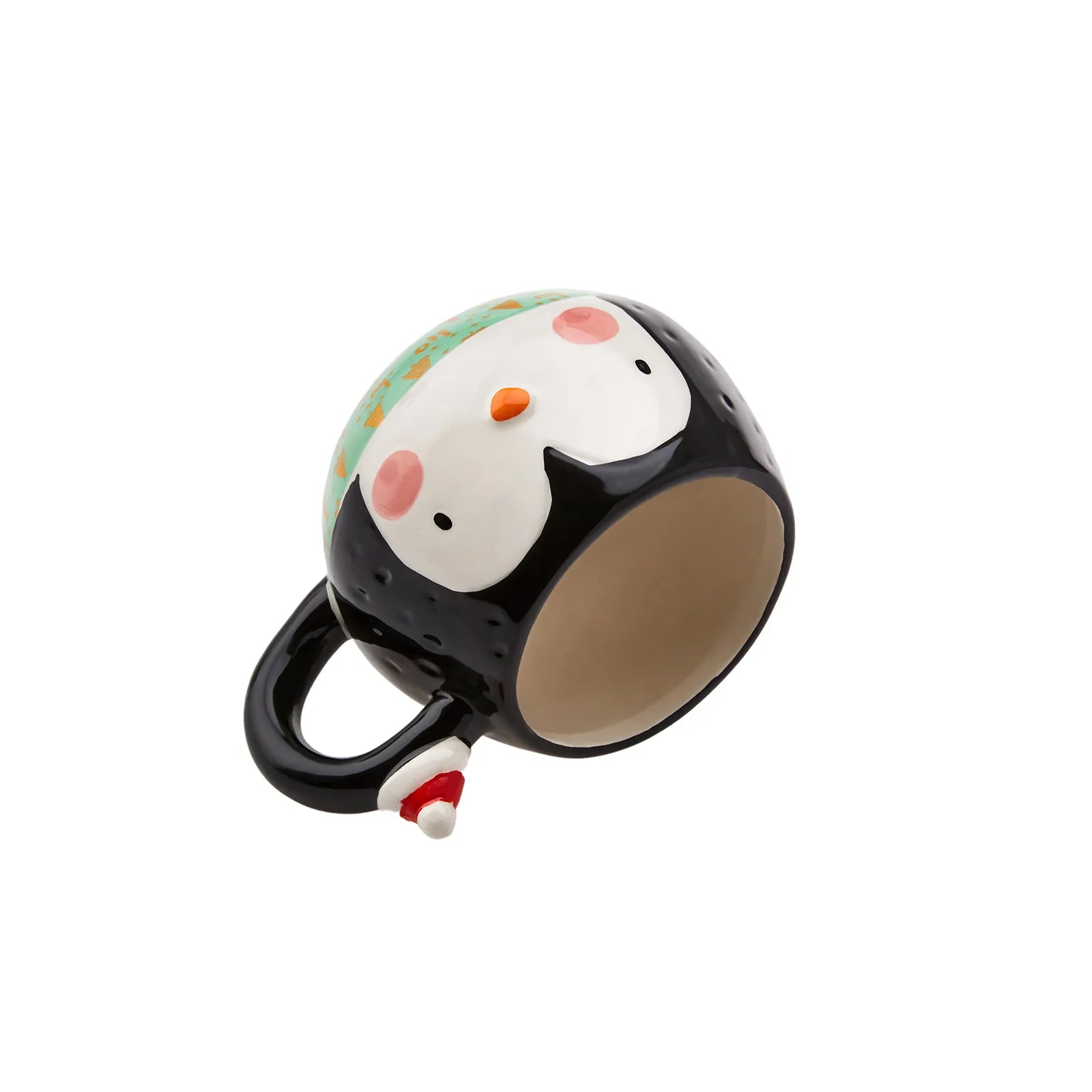 Karaca New Year Fat Penguin Mug Np22 153.03.06.5350 - Mugs - ebarza Furniture UAE | Shop Modern Furniture in Abu Dhabi & Dubai - مفروشات ايبازرا في الامارات | تسوق اثاث عصري وديكورات مميزة في دبي وابوظبي