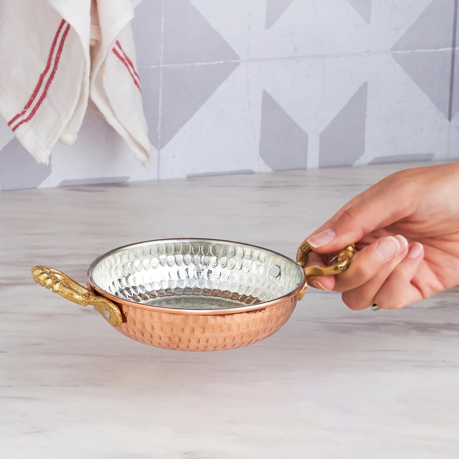 Karaca Nish/Antique Copper New Copper Plate 12 Cm 153.03.07.9107/153.03.08.0204 - Cookware Sets - ebarza Furniture UAE | Shop Modern Furniture in Abu Dhabi & Dubai - مفروشات ايبازرا في الامارات | تسوق اثاث عصري وديكورات مميزة في دبي وابوظبي