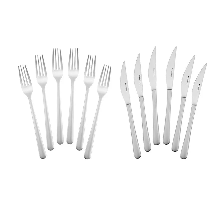 Karaca Pulse 12 Piece Cutlery Steak Set 153.03.08.2656 - Cutlery Sets - ebarza Furniture UAE | Shop Modern Furniture in Abu Dhabi & Dubai - مفروشات ايبازرا في الامارات | تسوق اثاث عصري وديكورات مميزة في دبي وابوظبي