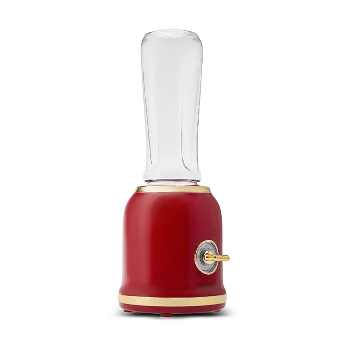 Karaca Retro Personal Personal Smoothie Blender Red 153.03.06.2448 - Kitchen Appliances - ebarza Furniture UAE | Shop Modern Furniture in Abu Dhabi & Dubai - مفروشات ايبازرا في الامارات | تسوق اثاث عصري وديكورات مميزة في دبي وابوظبي