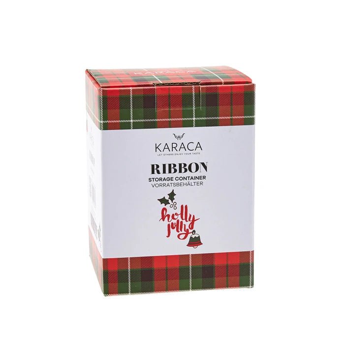 Karaca Ribbon Storage Container 680 Ml 153.03.06.4936 - Spice Sets - ebarza Furniture UAE | Shop Modern Furniture in Abu Dhabi & Dubai - مفروشات ايبازرا في الامارات | تسوق اثاث عصري وديكورات مميزة في دبي وابوظبي