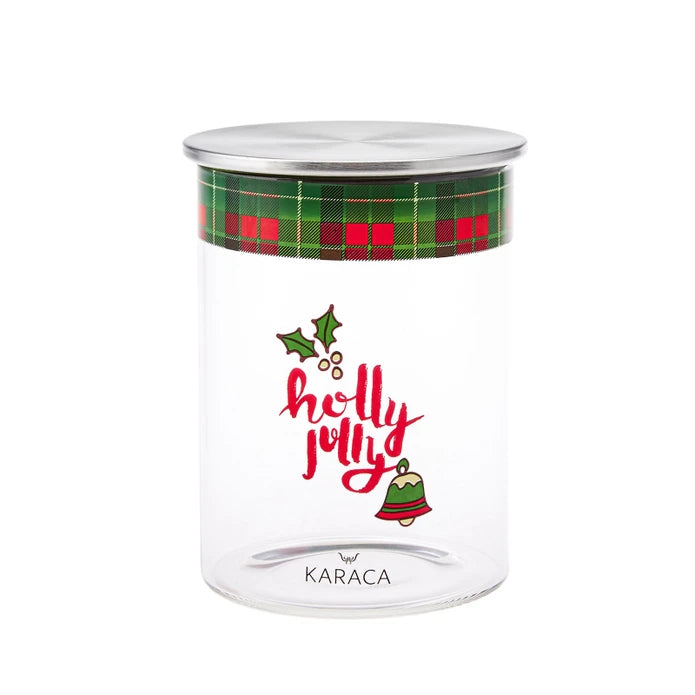 Karaca Ribbon Storage Container 680 Ml 153.03.06.4936 - Spice Sets - ebarza Furniture UAE | Shop Modern Furniture in Abu Dhabi & Dubai - مفروشات ايبازرا في الامارات | تسوق اثاث عصري وديكورات مميزة في دبي وابوظبي