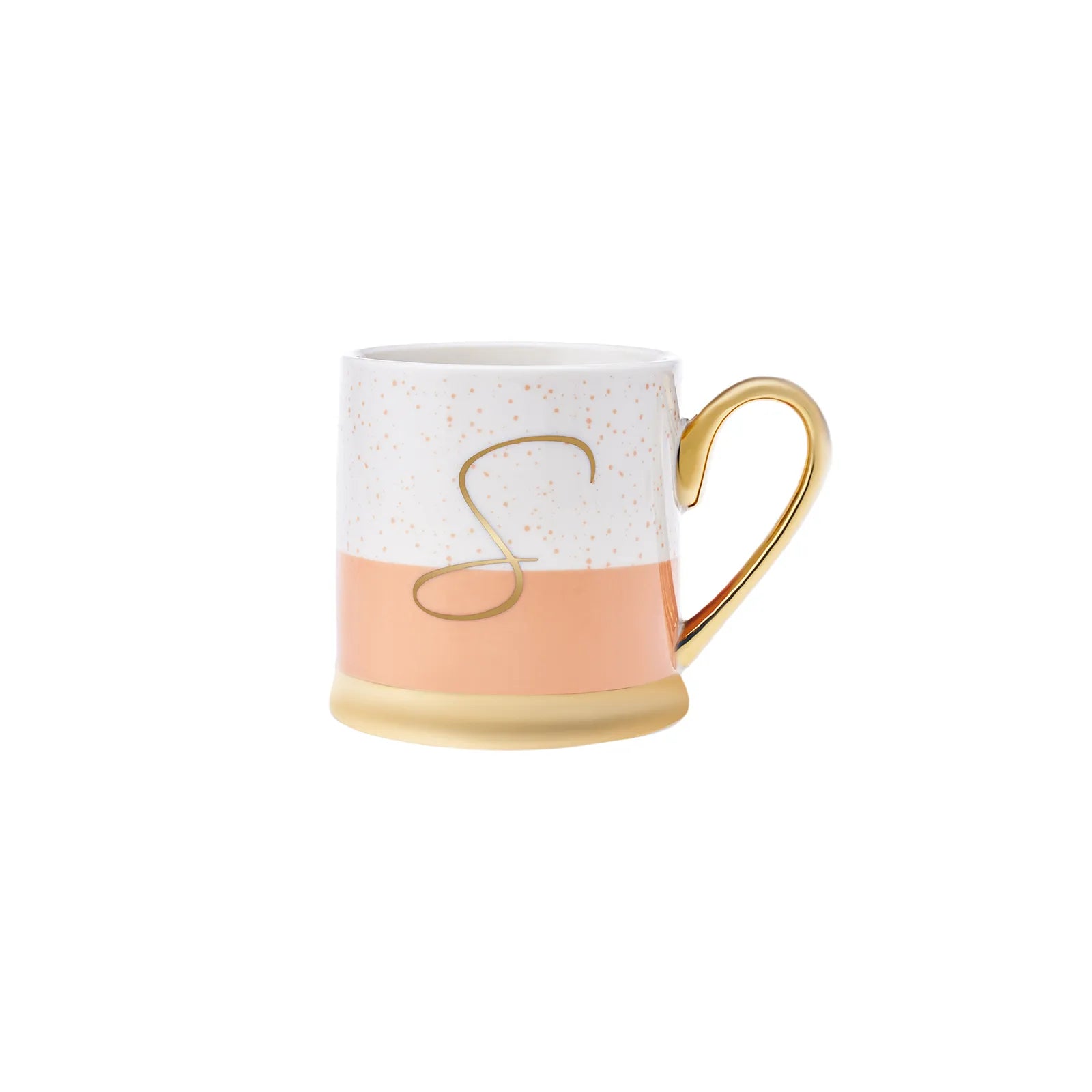 Karaca S Letter Mug 153.03.06.1625 - Mugs - ebarza Furniture UAE | Shop Modern Furniture in Abu Dhabi & Dubai - مفروشات ايبازرا في الامارات | تسوق اثاث عصري وديكورات مميزة في دبي وابوظبي