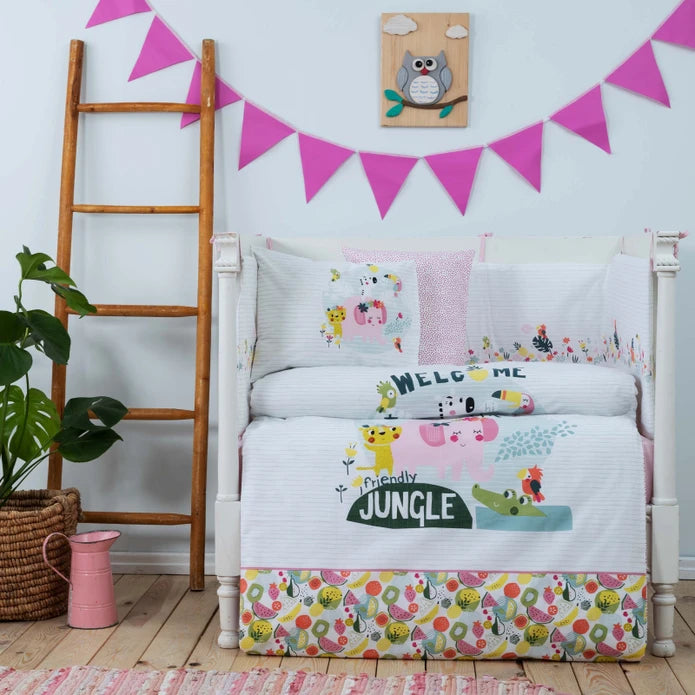 Karaca Sweat Fruit 100% Cotton Baby Sleeping Set 200.20.01.0191 - Bedding - ebarza Furniture UAE | Shop Modern Furniture in Abu Dhabi & Dubai - مفروشات ايبازرا في الامارات | تسوق اثاث عصري وديكورات مميزة في دبي وابوظبي