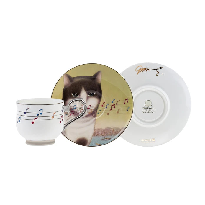 Karaca Unicef Varol Yaşaroğlu & Gürbüz Doğan Set Of 2 Coffee Cups 90 Ml 153.03.06.4465 - Coffee Sets - ebarza Furniture UAE | Shop Modern Furniture in Abu Dhabi & Dubai - مفروشات ايبازرا في الامارات | تسوق اثاث عصري وديكورات مميزة في دبي وابوظبي