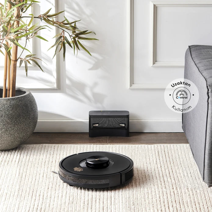 Karaca Vantuz Off-Road Rs007 2 In 1 Mop And Vacuum Robot Vacuum Cleaner 153.03.08.2891 - Kitchen Appliances - ebarza Furniture UAE | Shop Modern Furniture in Abu Dhabi & Dubai - مفروشات ايبازرا في الامارات | تسوق اثاث عصري وديكورات مميزة في دبي وابوظبي