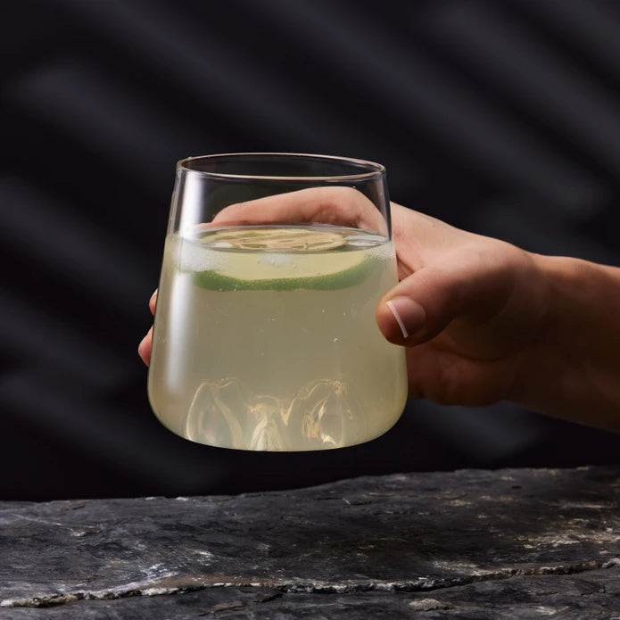 Karaca Volcano Water Glass 400 ml 153.03.08.2426 - Drinkware - ebarza Furniture UAE | Shop Modern Furniture in Abu Dhabi & Dubai - مفروشات ايبازرا في الامارات | تسوق اثاث عصري وديكورات مميزة في دبي وابوظبي