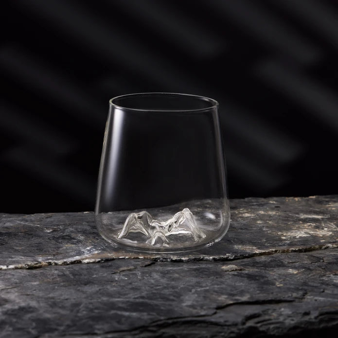 Karaca Volcano Water Glass 400 ml 153.03.08.2426 - Drinkware - ebarza Furniture UAE | Shop Modern Furniture in Abu Dhabi & Dubai - مفروشات ايبازرا في الامارات | تسوق اثاث عصري وديكورات مميزة في دبي وابوظبي