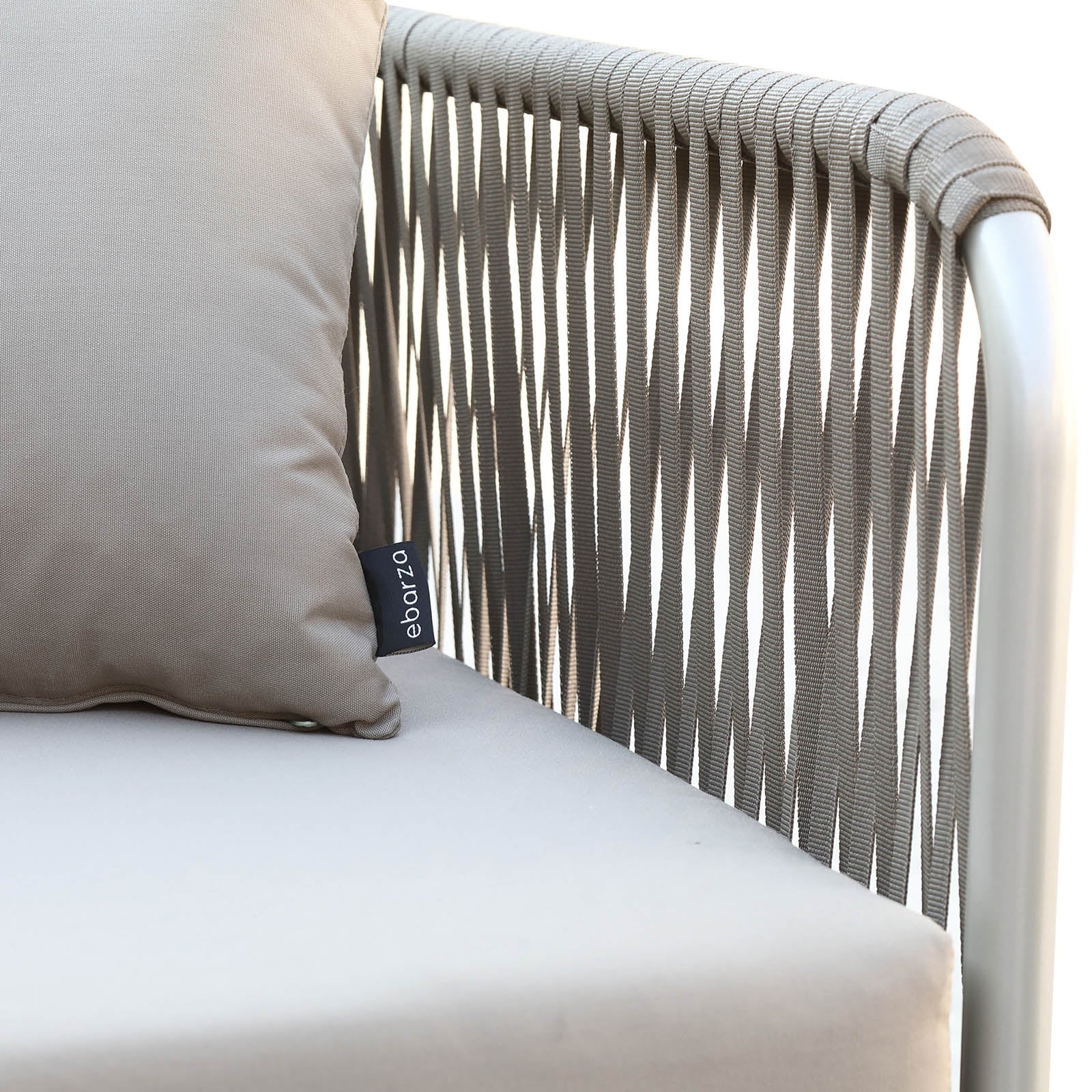 Lyon 3 Seater Outdoor Sofa 20810901 - Outdoor Sofas - ebarza Furniture UAE | Shop Modern Furniture in Abu Dhabi & Dubai - مفروشات ايبازرا في الامارات | تسوق اثاث عصري وديكورات مميزة في دبي وابوظبي