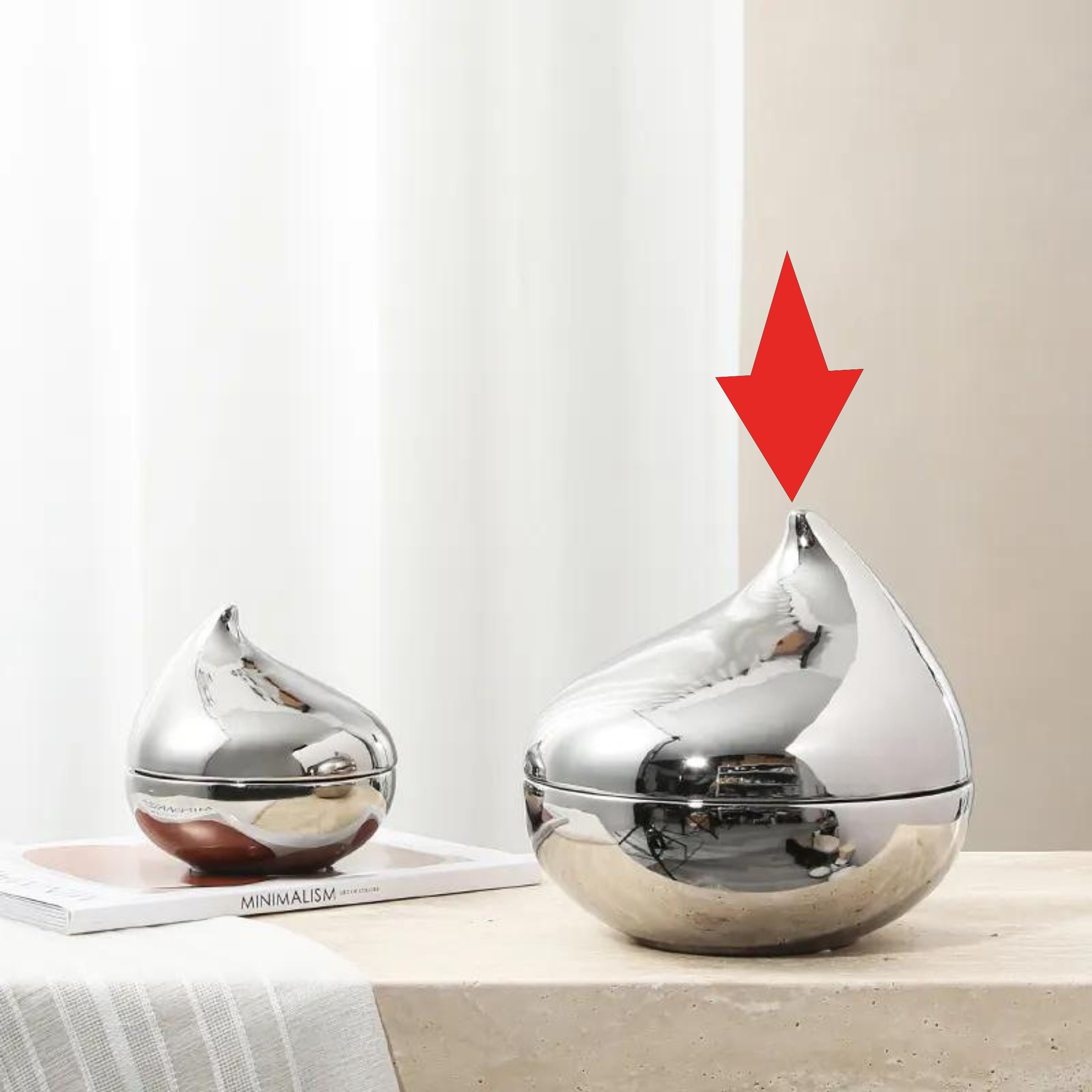 Silver Bird Decoration Jar-A Fa-D21073A - Vases - ebarza Furniture UAE | Shop Modern Furniture in Abu Dhabi & Dubai - مفروشات ايبازرا في الامارات | تسوق اثاث عصري وديكورات مميزة في دبي وابوظبي