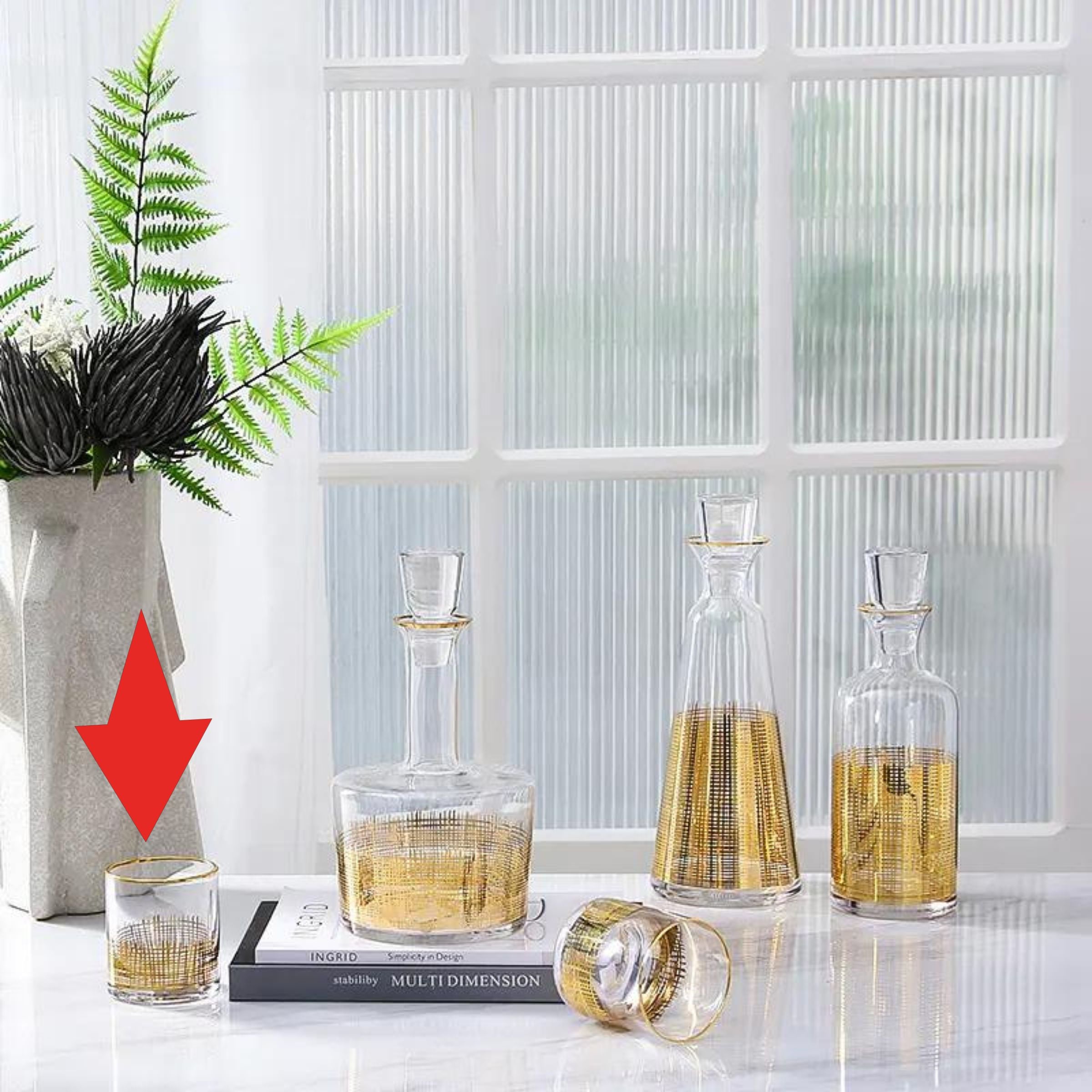 Water/Juice Glass Fl-K060 - Drinkware - ebarza Furniture UAE | Shop Modern Furniture in Abu Dhabi & Dubai - مفروشات ايبازرا في الامارات | تسوق اثاث عصري وديكورات مميزة في دبي وابوظبي