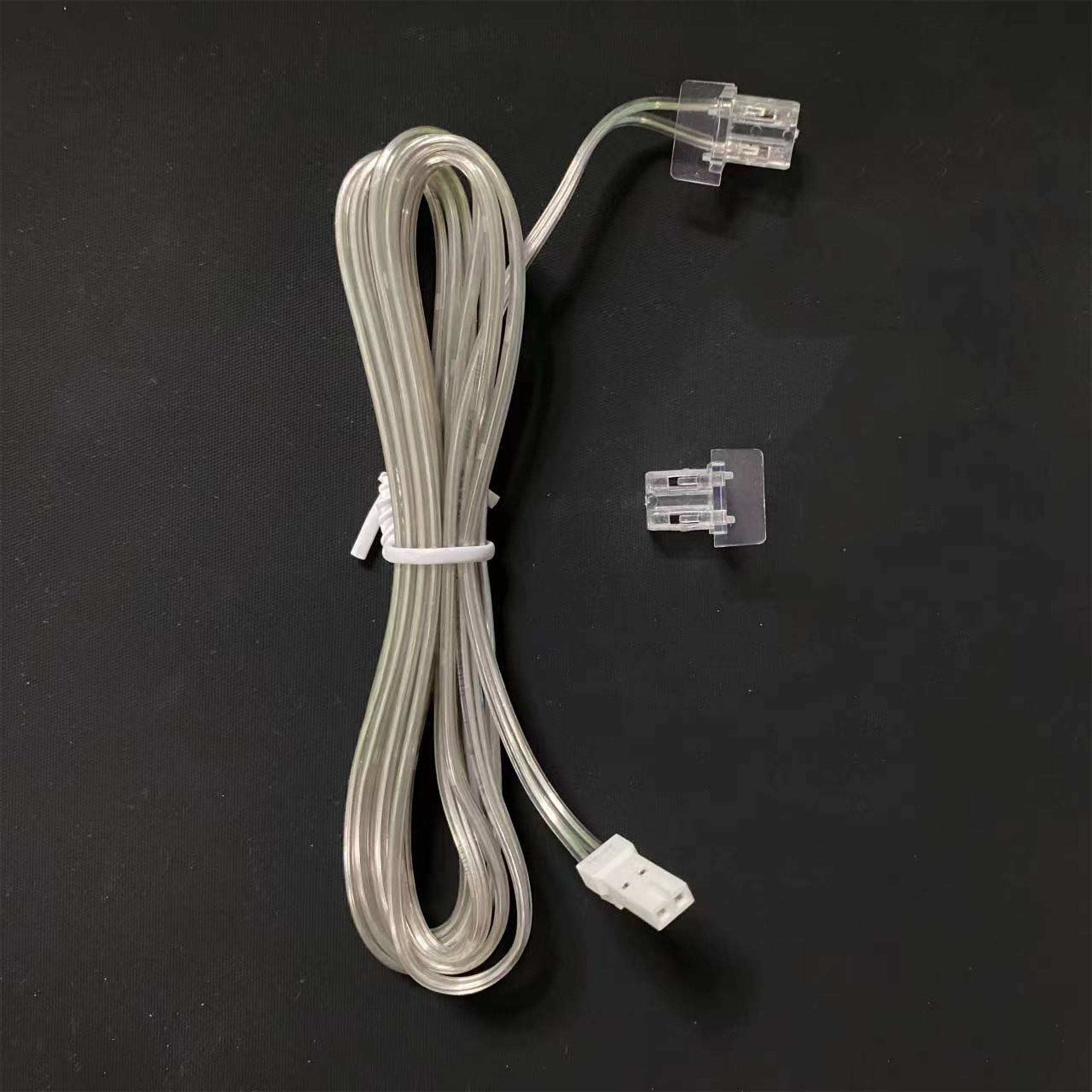 Gray aluminum profile with LED, 0.4mm thick, 1.1cm height, designed for wall panels and profiles by BEACON.