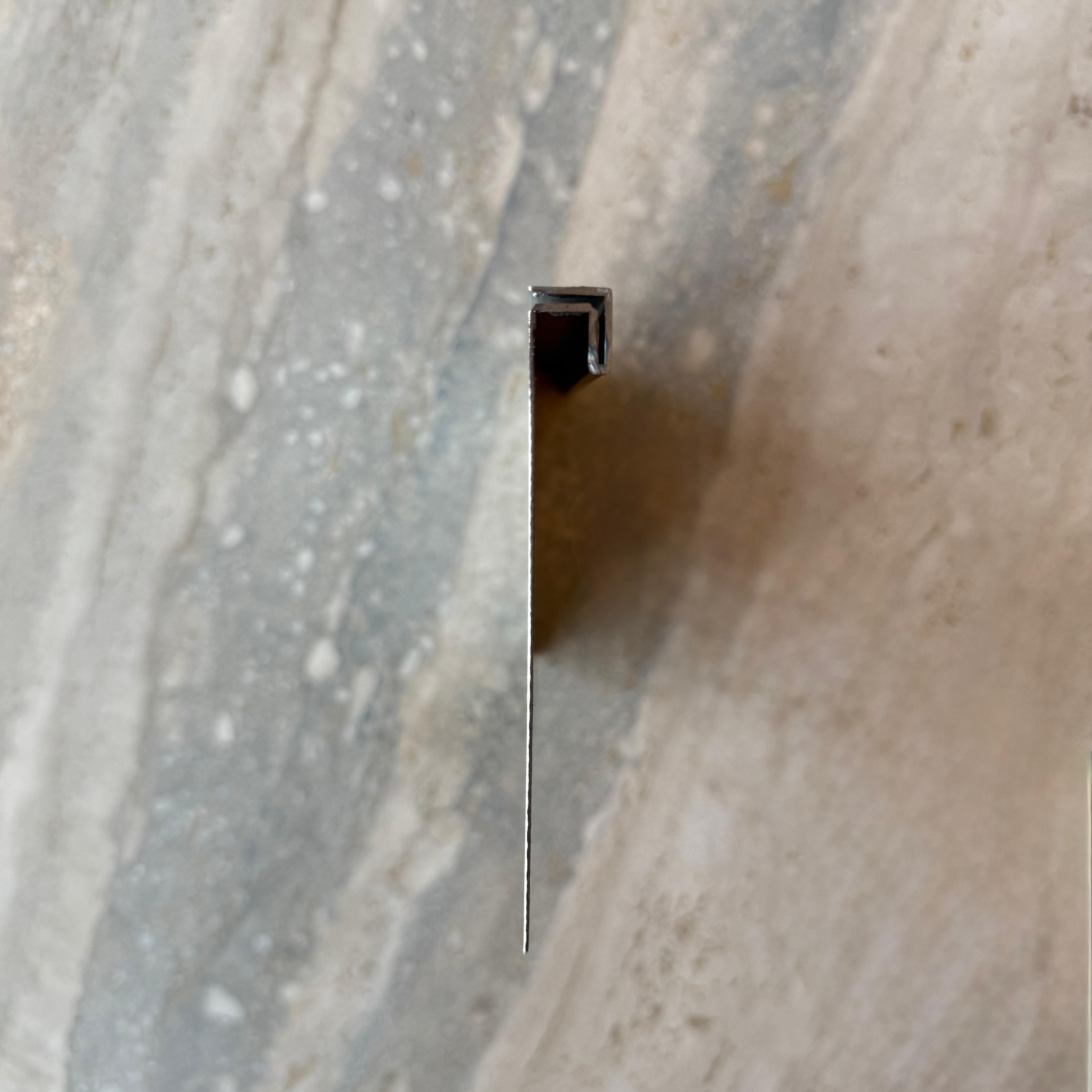 Gold 0.8mm thick skirting profile by BEACON, 10cm stainless steel wall panel trim for modern interior finishes.