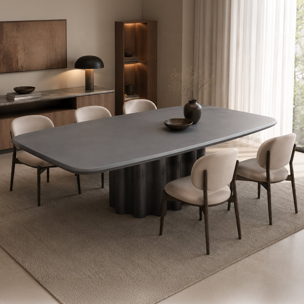 FUNDA DINING TABLE WITH WOODEN TOP
