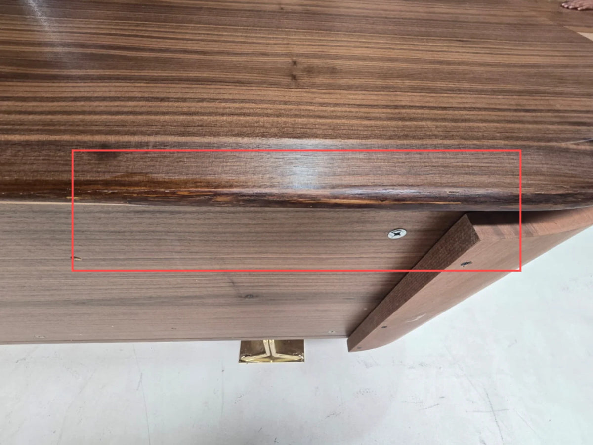 Display image of HOMAGE KOLTUK Zen Sideboard with veneer top, showcasing a modern storage piece with sleek design.