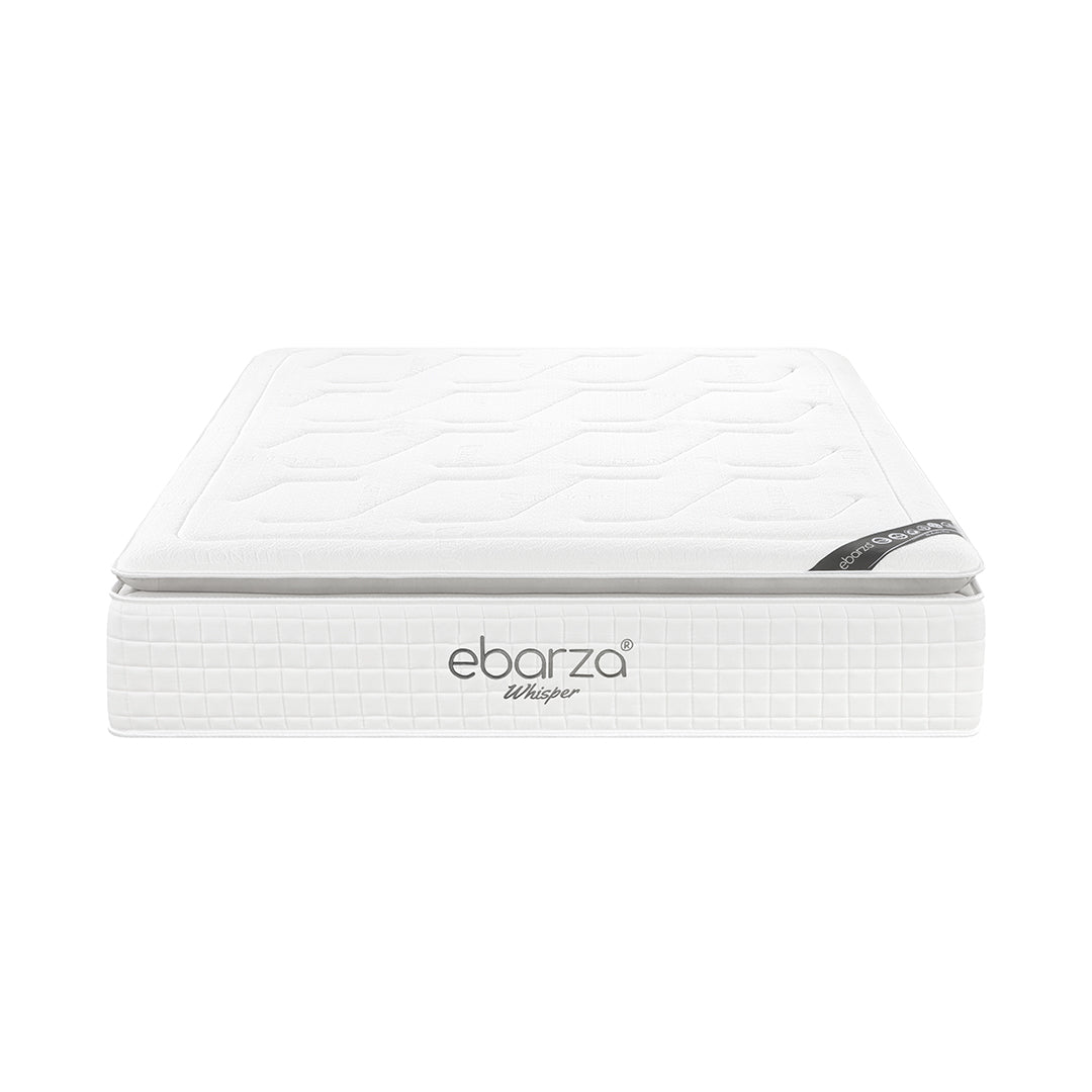 Pre-order 35 Days Delivery 110x200cm Whisper Single Size Pillow-top mattress - Pillow-top 32 - P20250915 - 110*200*32 - Single Size -  Mattresses - ebarza Furniture UAE | Shop Modern Furniture in Abu Dhabi & Dubai - مفروشات ايبازرا في الامارات | تسوق اثاث عصري وديكورات مميزة في دبي وابوظبي