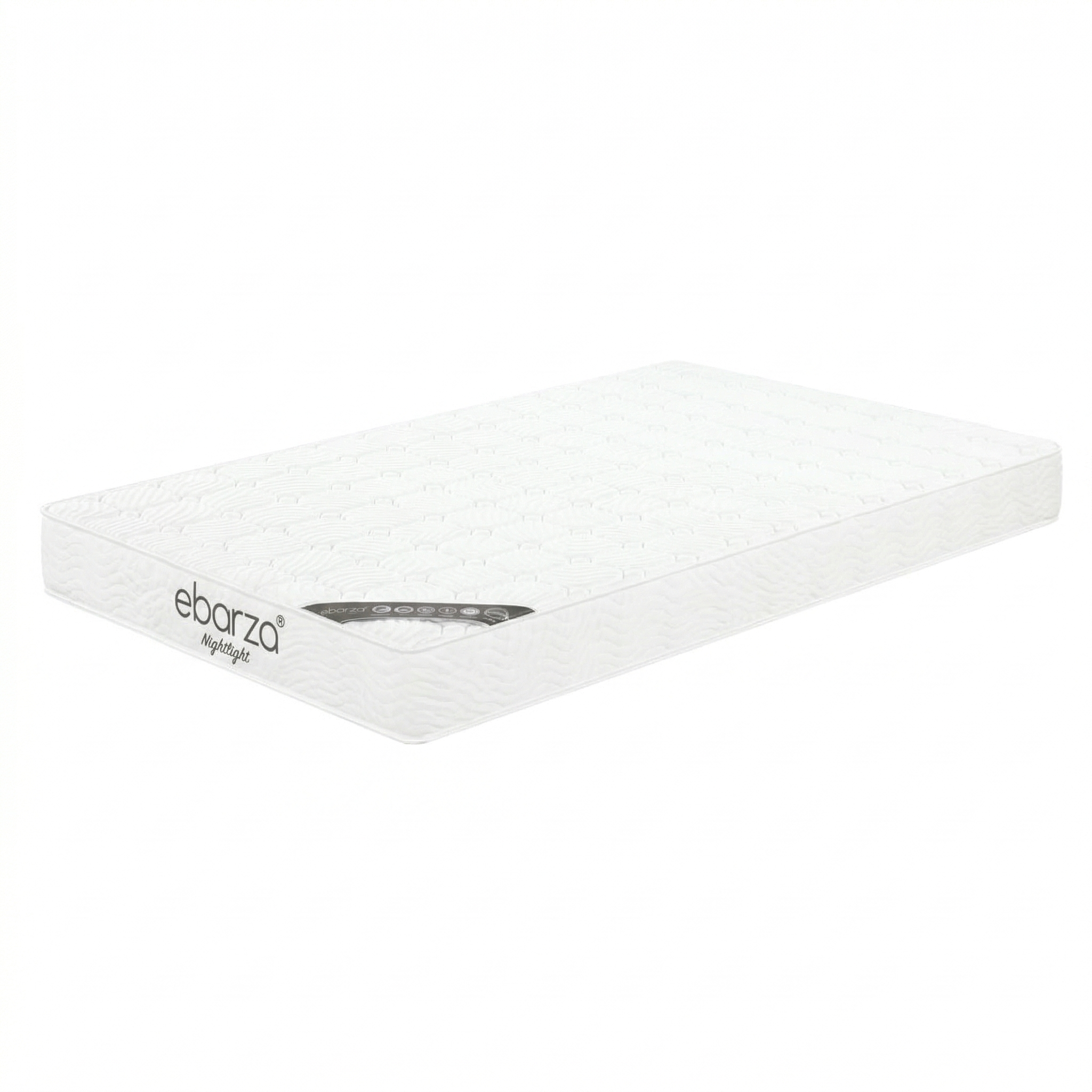 BEACON single size nightlight mattress 119x200x18 cm with plush cuddle surface, ideal for comfortable sleep.
