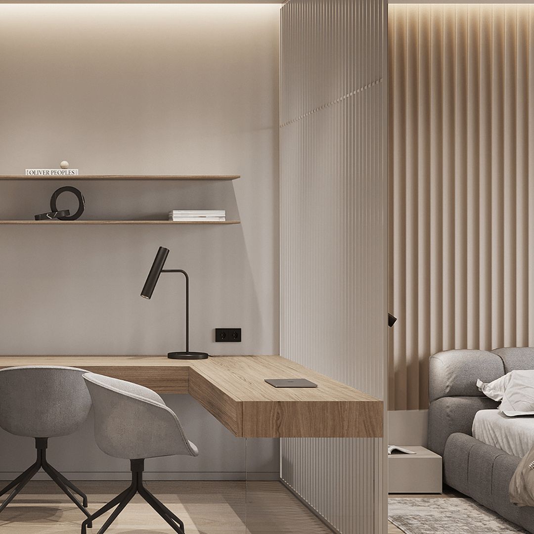 WPC curved wall panel with BB stitching by BEACON, measuring 12x320 cm, decorative interior wall panel design