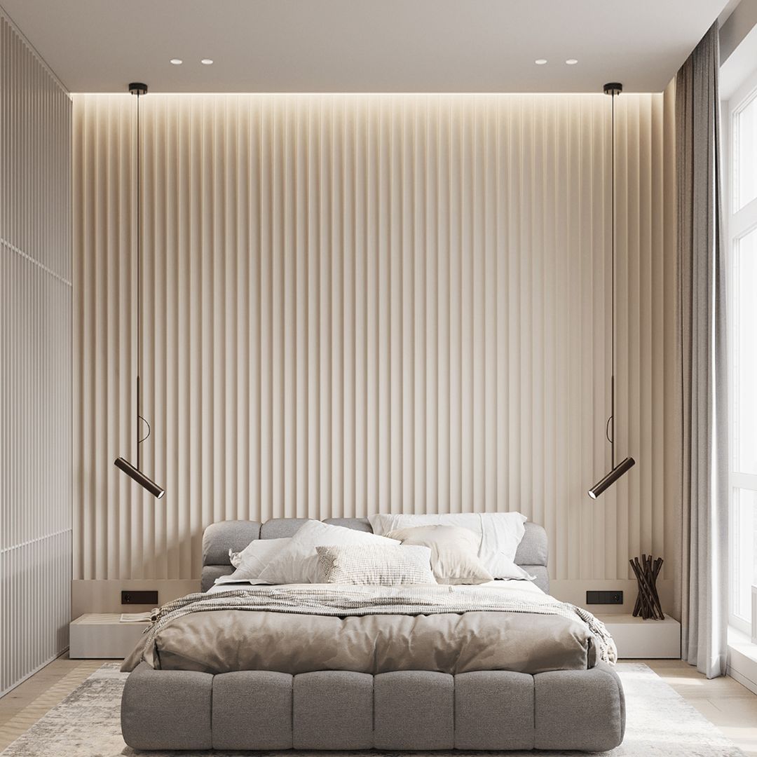 12*300 cm WPC CURVED DECORATION PANEL BB STITCHING H205-CURVED -  Wall Panels - ebarza Furniture UAE | Shop Modern Furniture in Abu Dhabi & Dubai - مفروشات ايبازرا في الامارات | تسوق اثاث عصري وديكورات مميزة في دبي وابوظبي