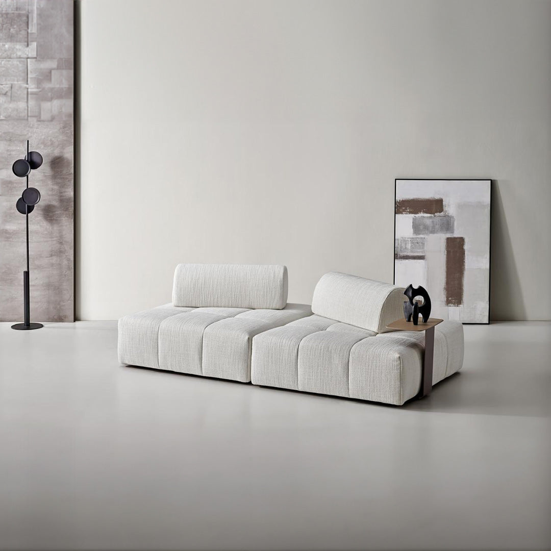 BEACON 120x120 Puzzle Modular Square Sofa SF080, versatile sofa with interlocking square sections in a modern design.