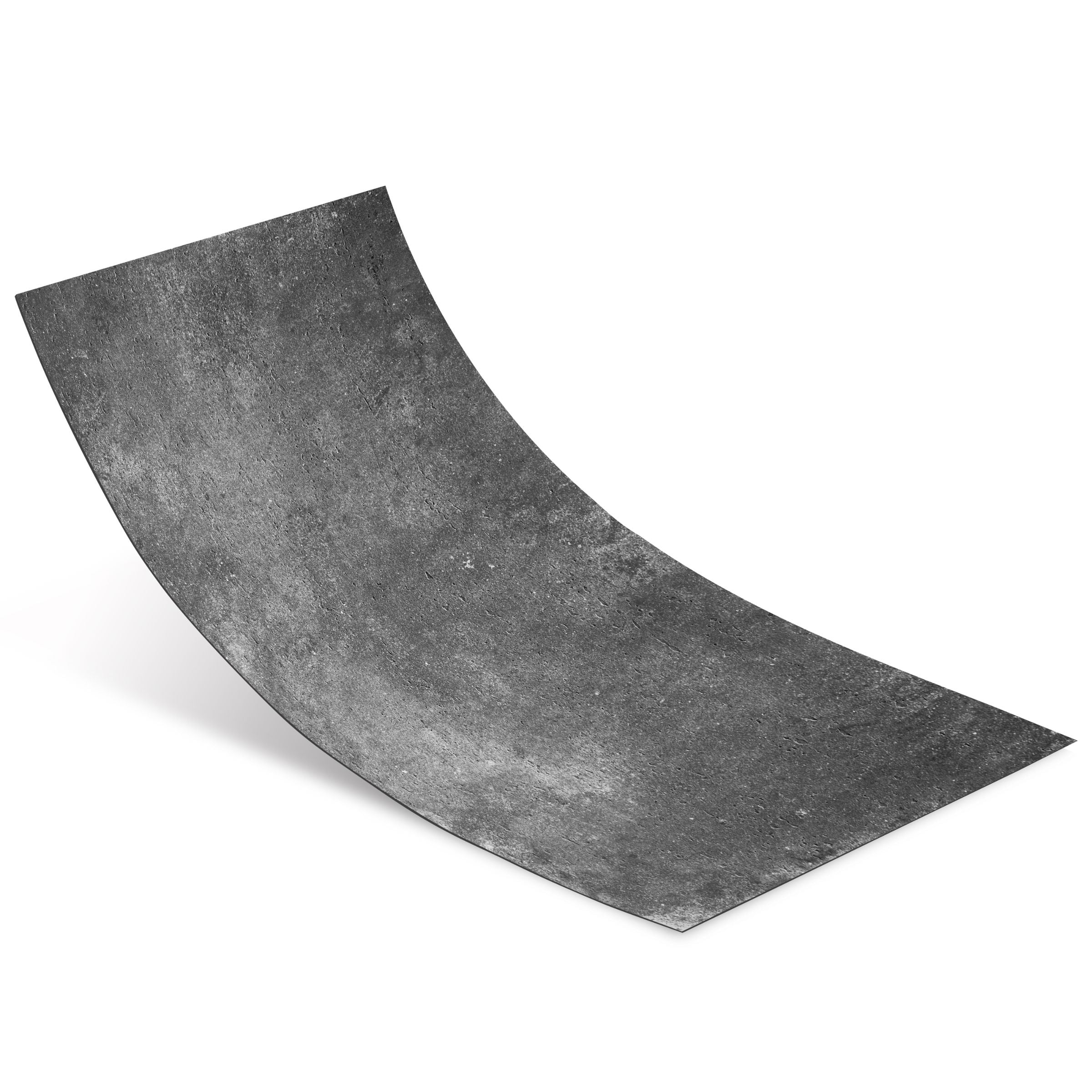 Dark grey Flex Stone Cladding Ando cement wall panel, 120x60cm, by BEACON, with textured stone appearance for interior or exterior use.