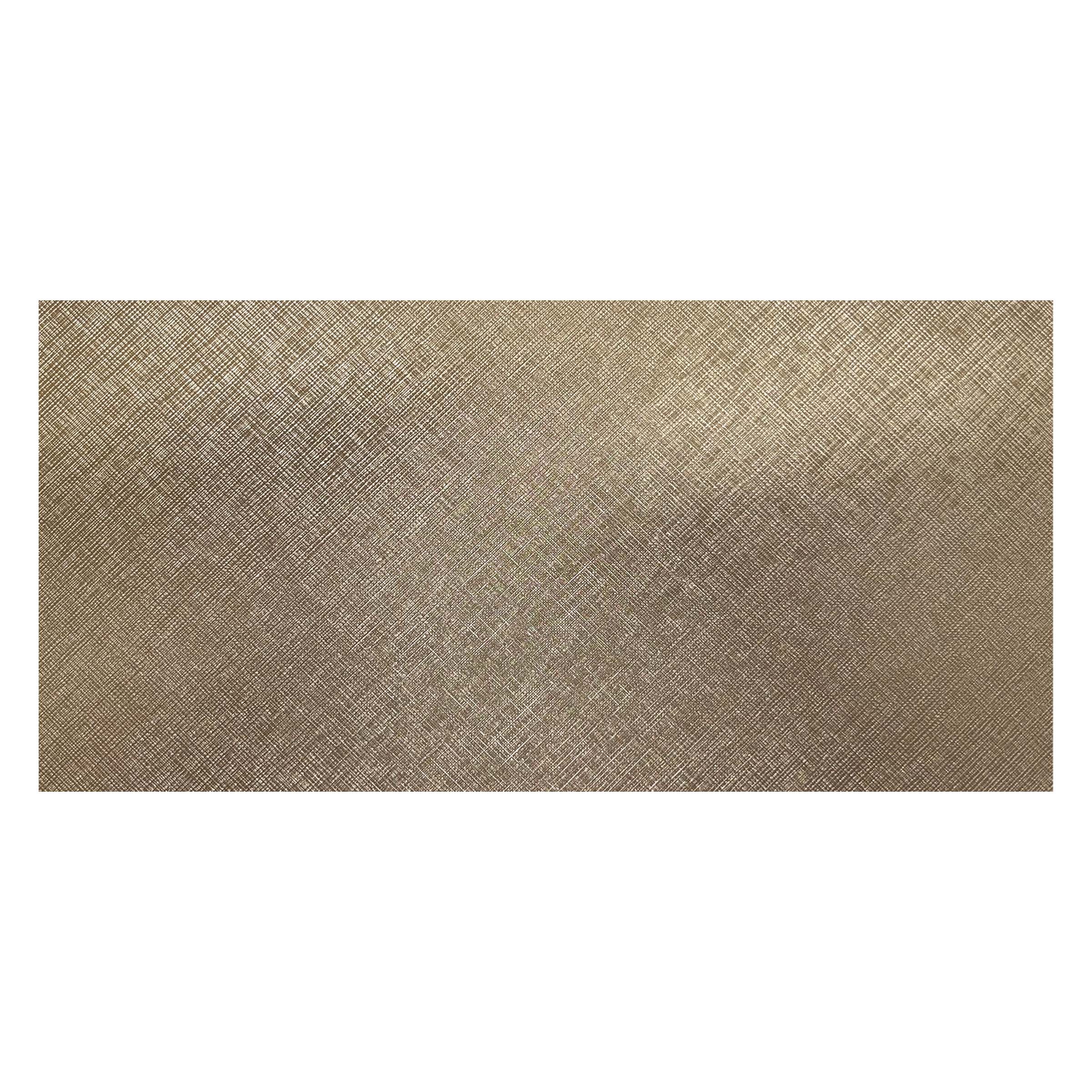 WPC wall panel with BB stitching in Coral Gold color, 122x300cm, from BEACON, decorative wall panel for interior design.