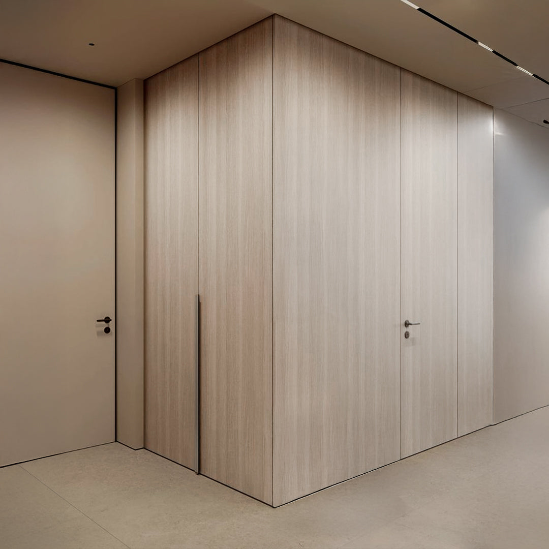 122*320cm WPC DECORATION WALL PANEL BB STICHING+FILM FOLDING  COLOUR :Brown Oak BP-106Y -  Wall Panels - ebarza Furniture UAE | Shop Modern Furniture in Abu Dhabi & Dubai - مفروشات ايبازرا في الامارات | تسوق اثاث عصري وديكورات مميزة في دبي وابوظبي