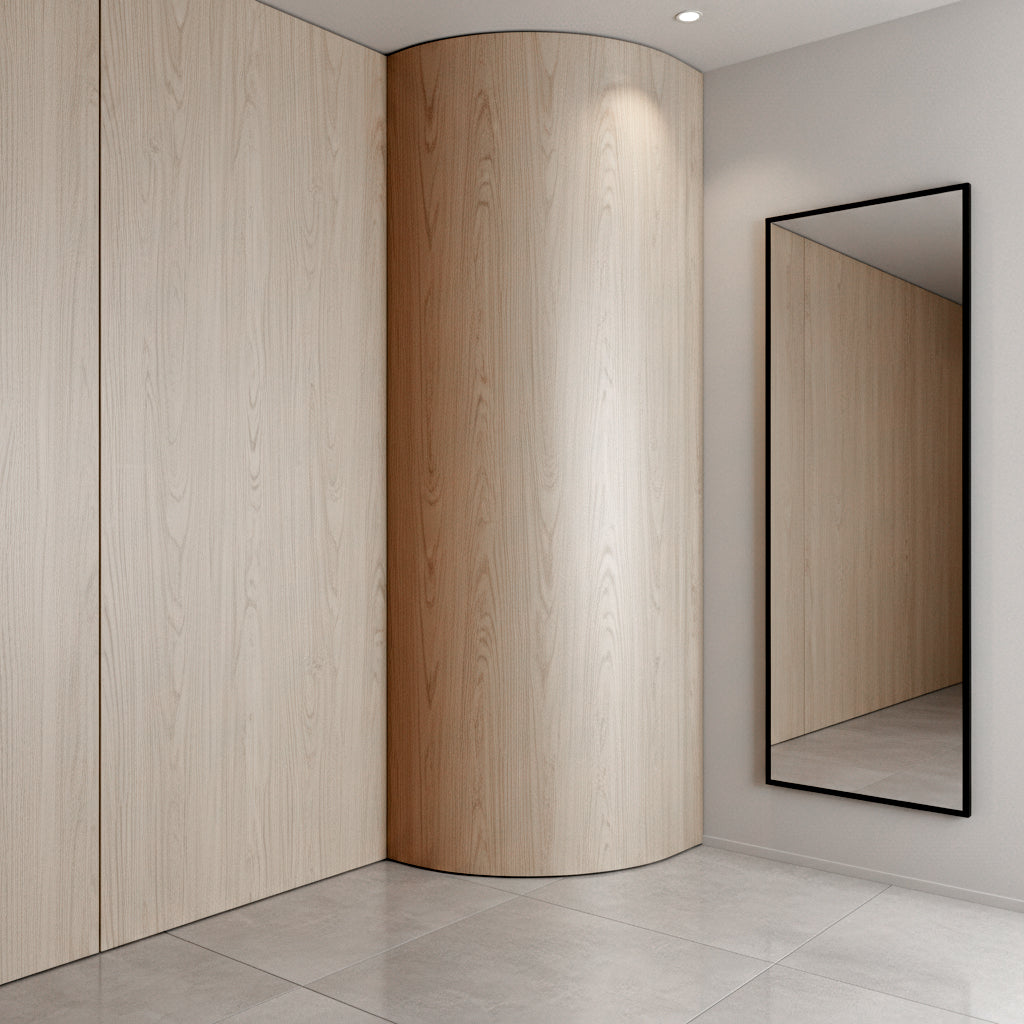 122*320cm WPC DECORATION WALL PANEL BB STICHING+FILM FOLDING  COLOUR :Brown Oak BP-106Y -  Wall Panels - ebarza Furniture UAE | Shop Modern Furniture in Abu Dhabi & Dubai - مفروشات ايبازرا في الامارات | تسوق اثاث عصري وديكورات مميزة في دبي وابوظبي